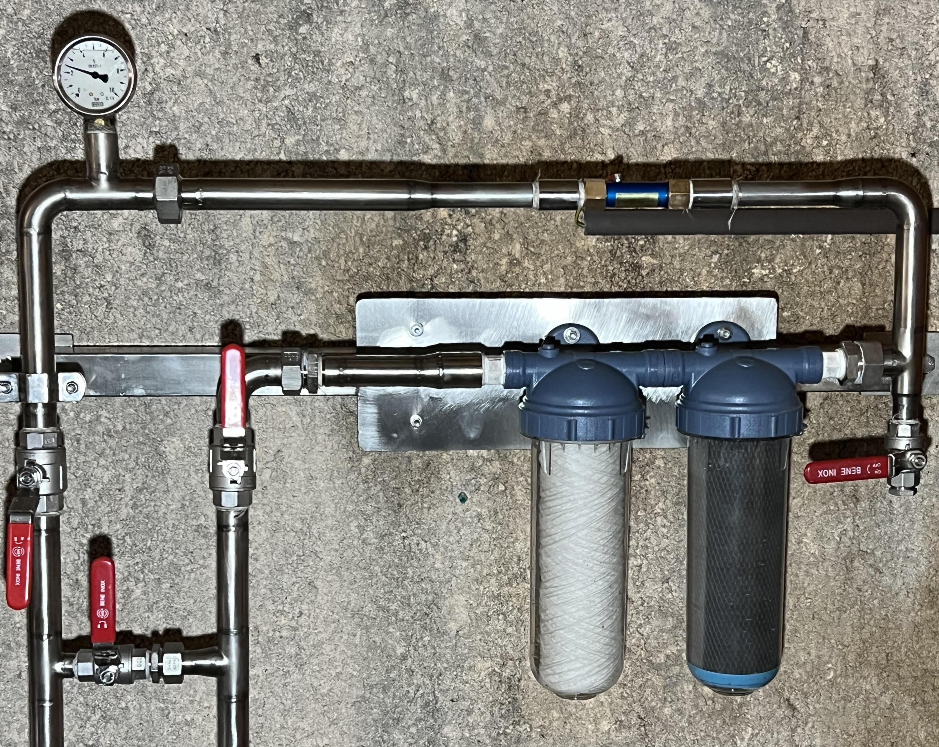 Filtre à eau duplex 2 étapes